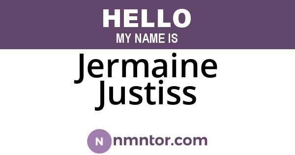 Jermaine Justiss