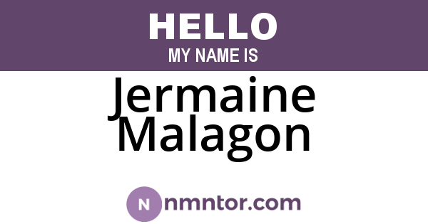 Jermaine Malagon