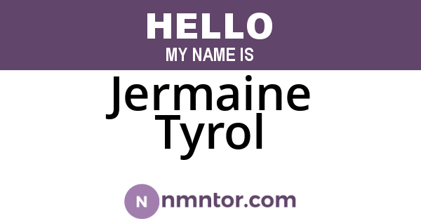 Jermaine Tyrol