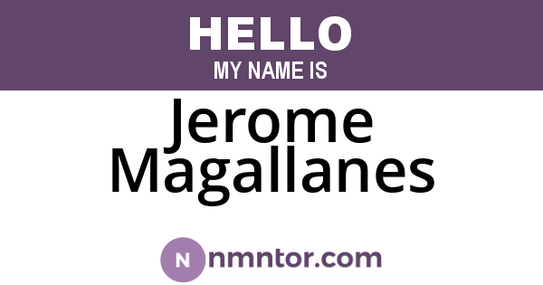 Jerome Magallanes