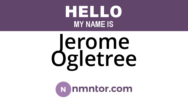 Jerome Ogletree