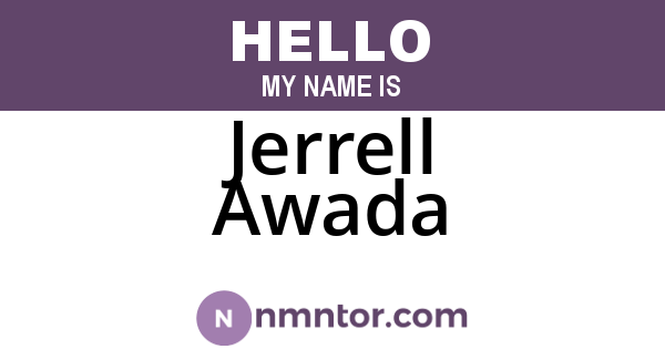 Jerrell Awada