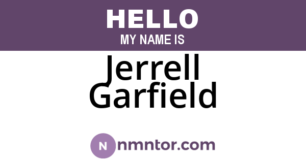 Jerrell Garfield