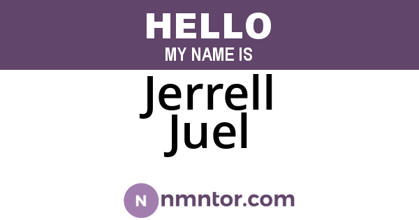 Jerrell Juel