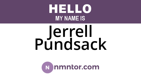 Jerrell Pundsack