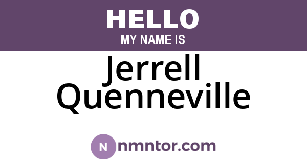 Jerrell Quenneville