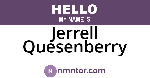 Jerrell Quesenberry