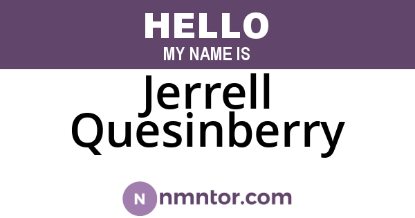 Jerrell Quesinberry