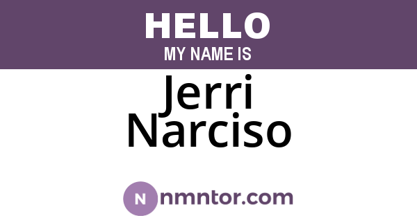 Jerri Narciso