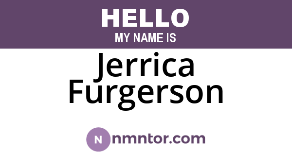 Jerrica Furgerson