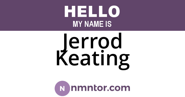 Jerrod Keating