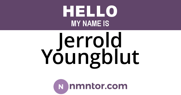 Jerrold Youngblut