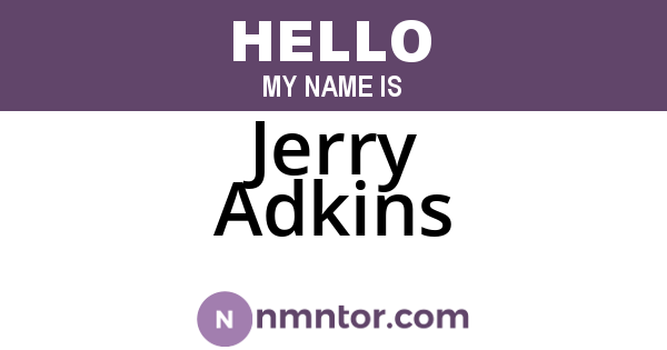 Jerry Adkins