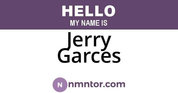 Jerry Garces