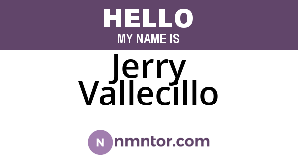 Jerry Vallecillo