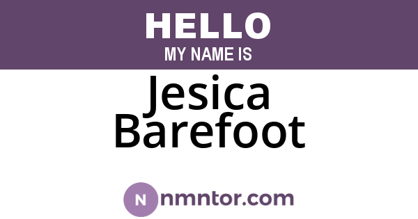 Jesica Barefoot