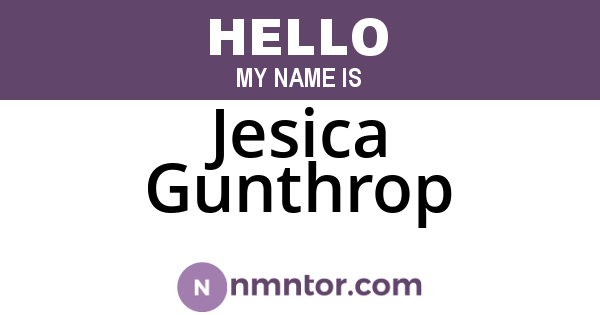 Jesica Gunthrop