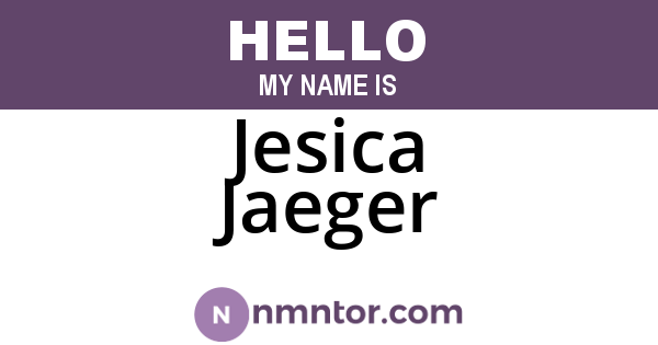 Jesica Jaeger