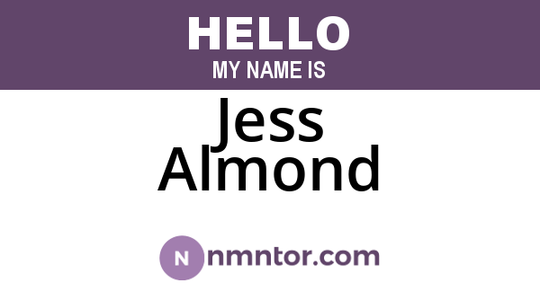 Jess Almond