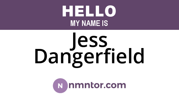 Jess Dangerfield