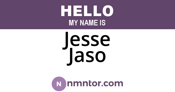 Jesse Jaso