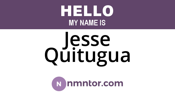 Jesse Quitugua