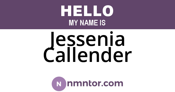 Jessenia Callender