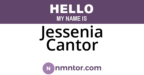 Jessenia Cantor