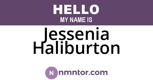 Jessenia Haliburton