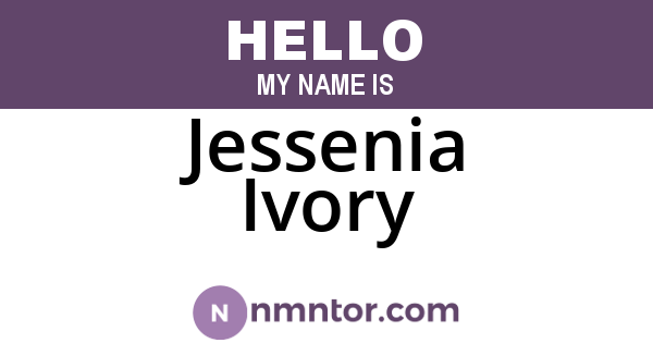 Jessenia Ivory