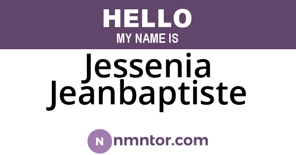 Jessenia Jeanbaptiste