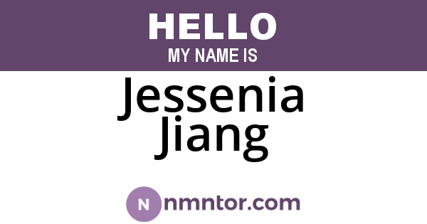 Jessenia Jiang