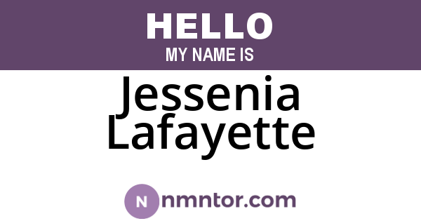Jessenia Lafayette