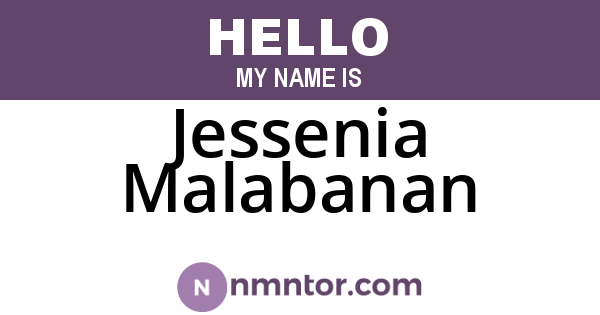 Jessenia Malabanan