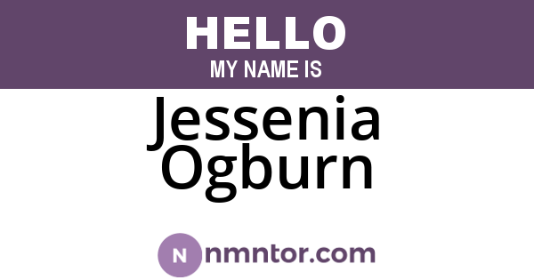 Jessenia Ogburn