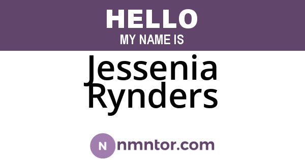 Jessenia Rynders