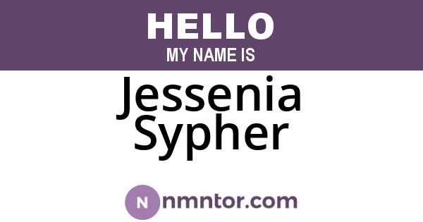 Jessenia Sypher