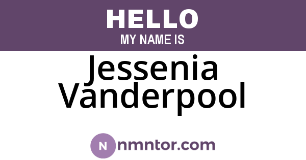 Jessenia Vanderpool