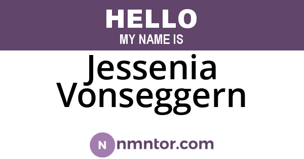 Jessenia Vonseggern