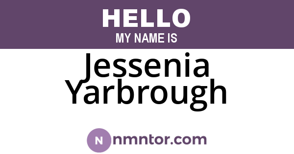 Jessenia Yarbrough