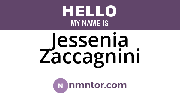 Jessenia Zaccagnini