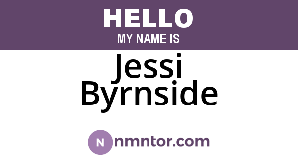 Jessi Byrnside