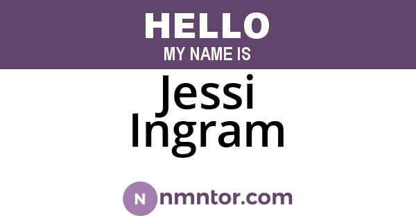 Jessi Ingram