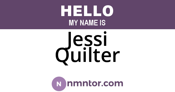 Jessi Quilter