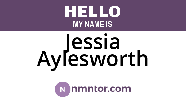 Jessia Aylesworth
