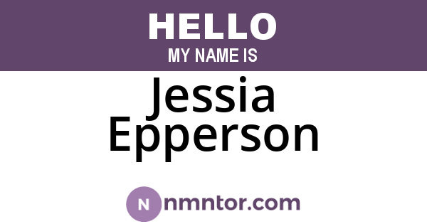 Jessia Epperson