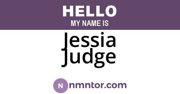 Jessia Judge