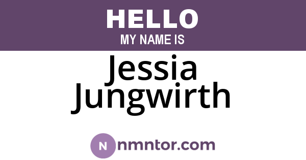 Jessia Jungwirth