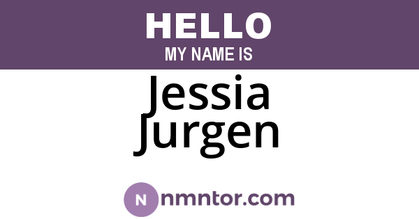 Jessia Jurgen