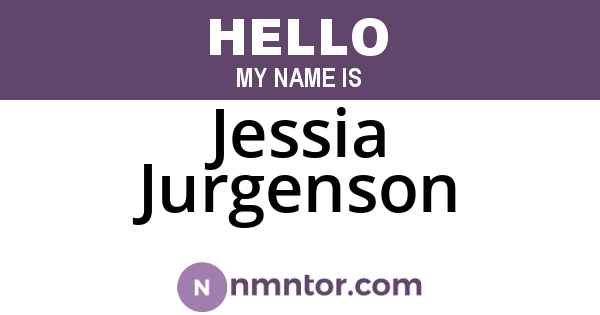 Jessia Jurgenson